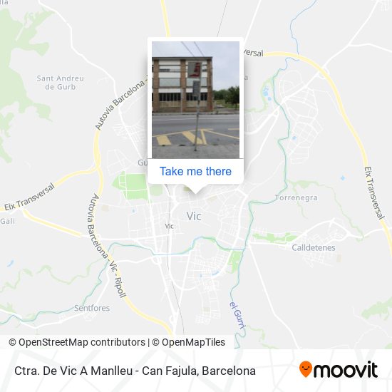 Ctra. De Vic A Manlleu - Can Fajula map