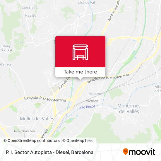 P. I. Sector Autopista - Diesel map