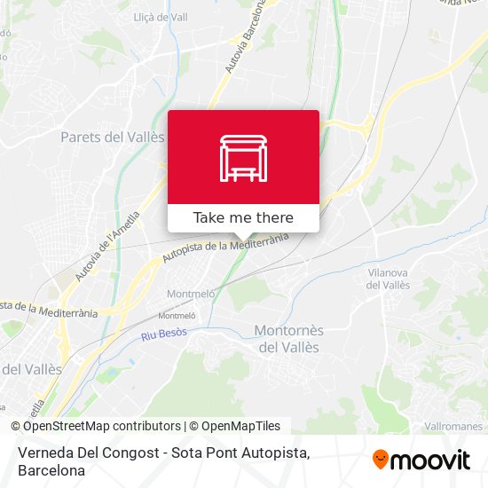 Verneda Del Congost - Sota Pont Autopista map