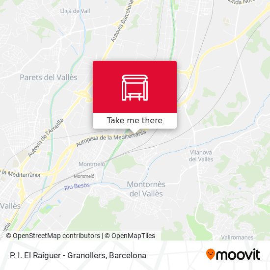P. I. El Raiguer - Granollers map