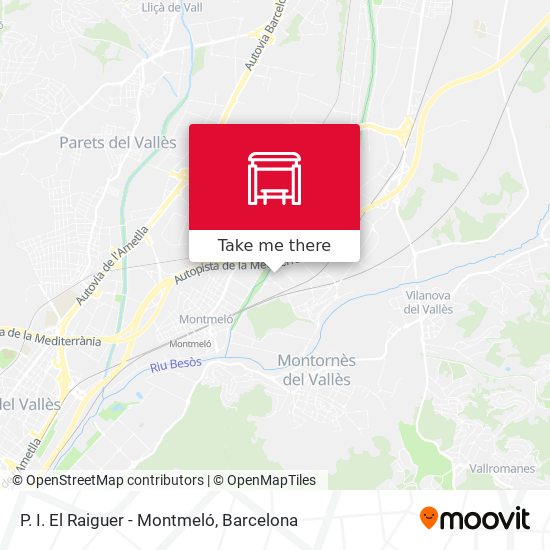 P. I. El Raiguer - Montmeló map