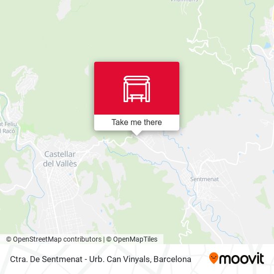 Ctra. De Sentmenat - Urb. Can Vinyals map
