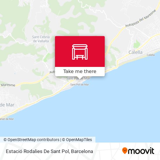 Estació Rodalies De Sant Pol map
