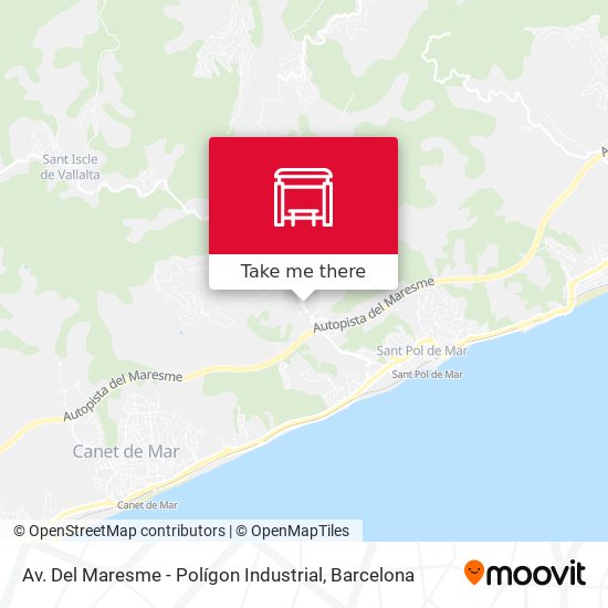 Av. Del Maresme - Polígon Industrial map
