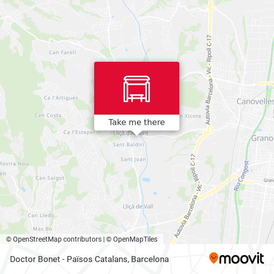Doctor Bonet - Països Catalans map