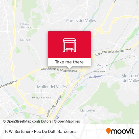 F. W. Sertüner - Rec De Dalt map