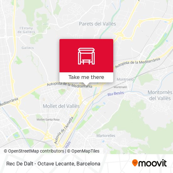 Rec De Dalt - Octave Lecante map