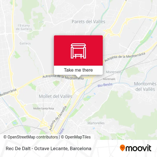 Rec De Dalt - Octave Lecante map