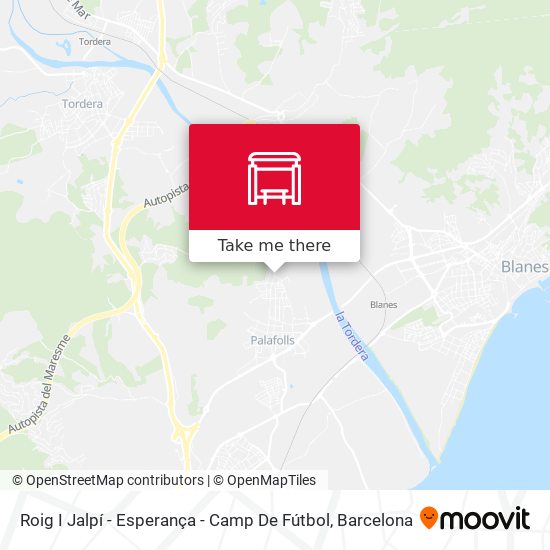 Roig I Jalpí - Esperança - Camp De Fútbol map