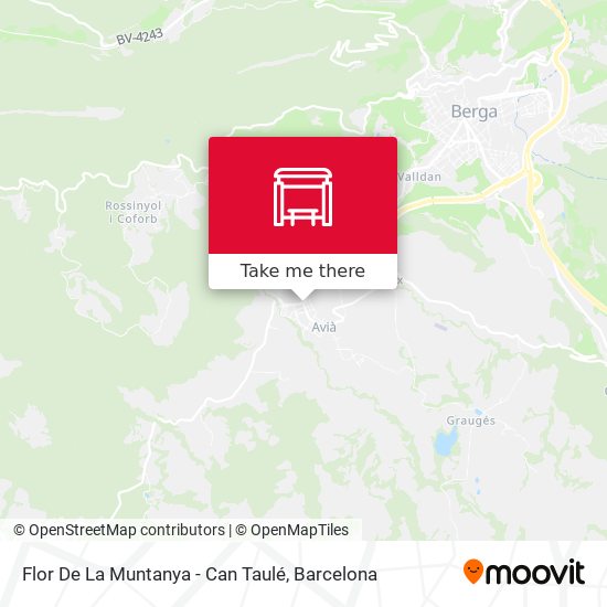 Flor De La Muntanya - Can Taulé map