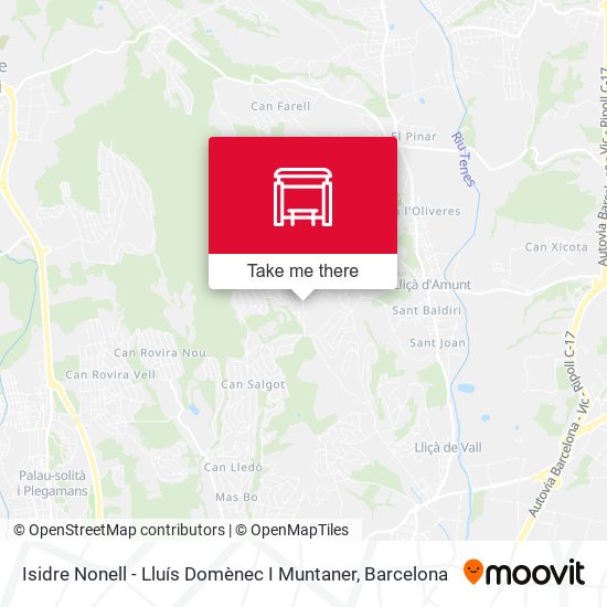 Isidre Nonell - Lluís Domènec I Muntaner map