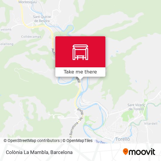 Colònia La Mambla map