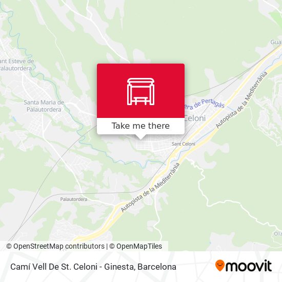 Camí Vell De St. Celoni - Ginesta map