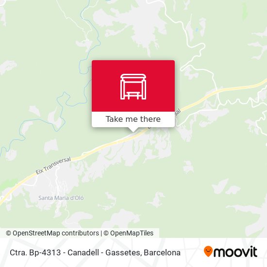 Ctra. Bp-4313 - Canadell - Gassetes map