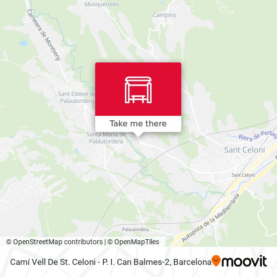 Camí Vell De St. Celoni - P. I. Can Balmes-2 map