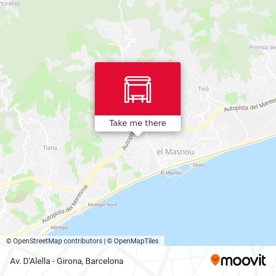 Av. D'Alella - Girona map