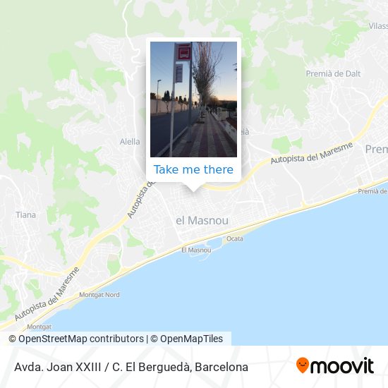 Avda. Joan XXIII / C. El Berguedà map