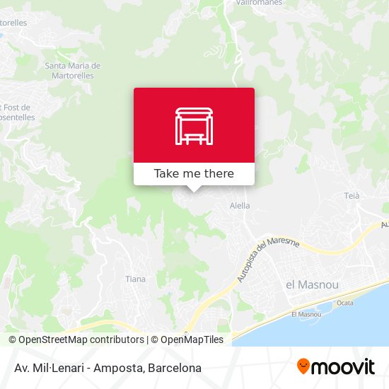 Av. Mil·Lenari - Amposta map