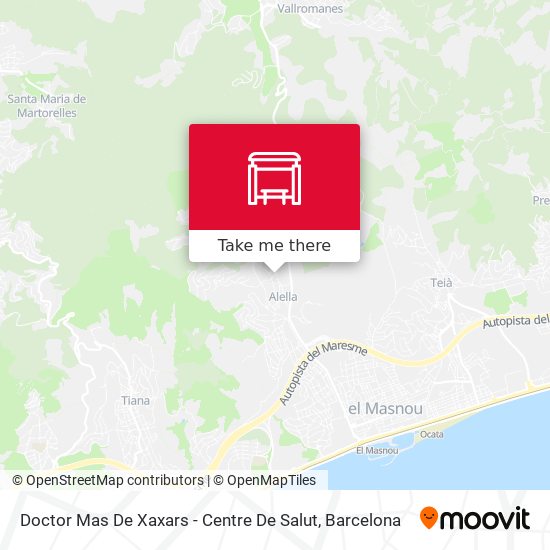Doctor Mas De Xaxars - Centre De Salut map