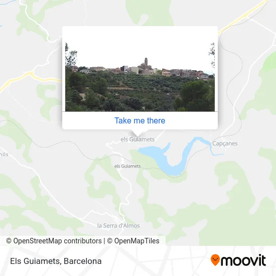 Els Guiamets map