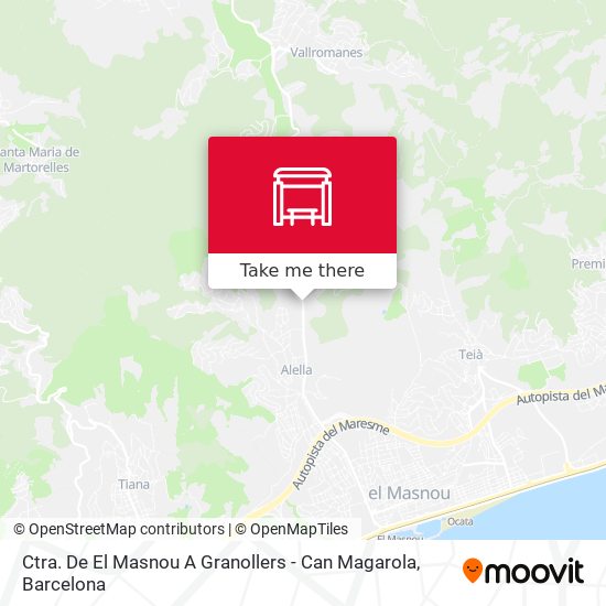 Ctra. De El Masnou A Granollers - Can Magarola map