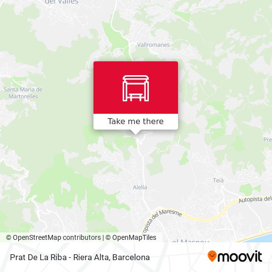 Prat De La Riba - Riera Alta map