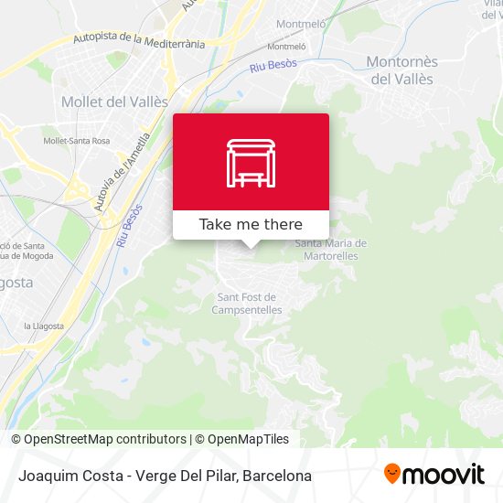 Joaquim Costa - Verge Del Pilar map