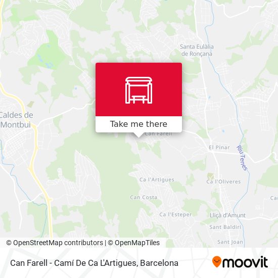 Can Farell - Camí De Ca L'Artigues map