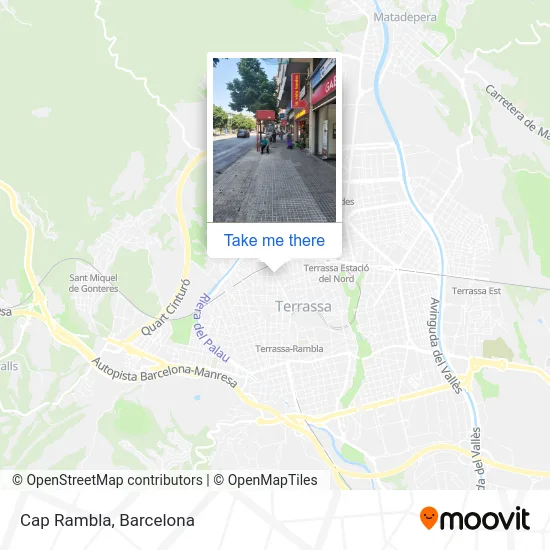 Cap Rambla map