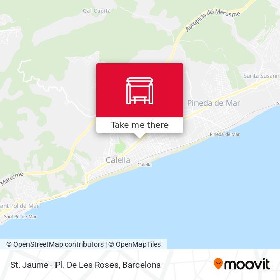 St. Jaume - Pl. De Les Roses map