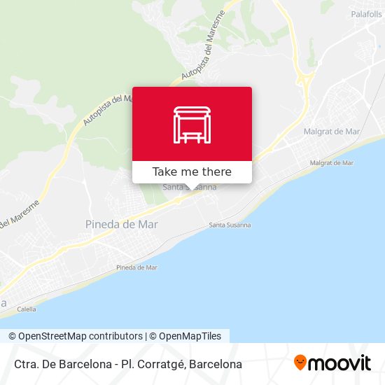 Ctra. De Barcelona - Pl. Corratgé map