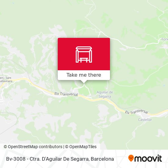 Bv-3008 - Ctra. D'Aguilar De Segarra map