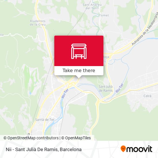 Nii - Sant Julià De Ramis map