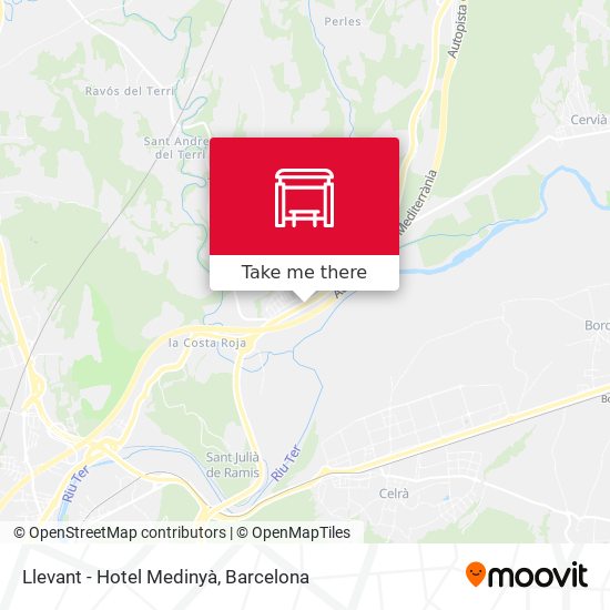 Llevant - Hotel Medinyà map