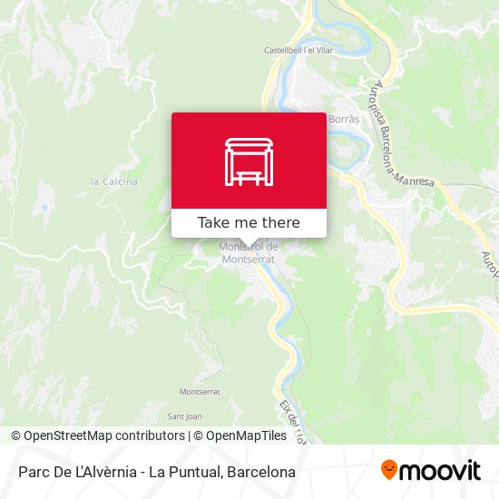 mapa Parc De L'Alvèrnia - La Puntual