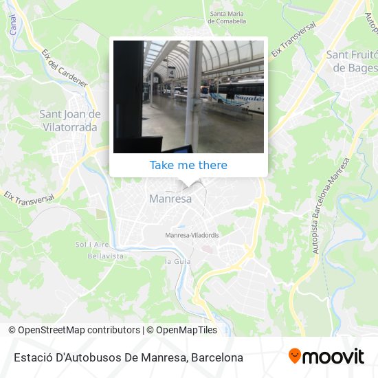 Estació D'Autobusos De Manresa map