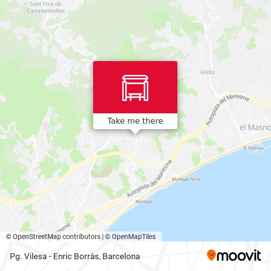 Pg. Vilesa - Enric Borràs map