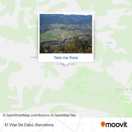 El Vilar De Cabó map