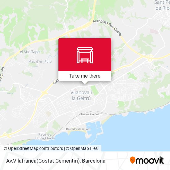 Av.Vilafranca(Costat Cementiri) map