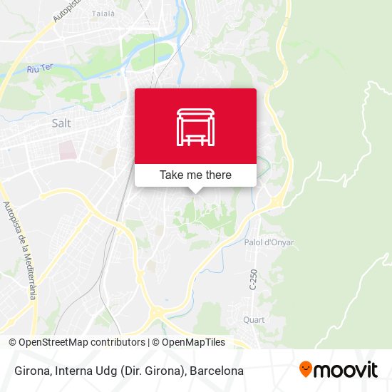 Girona, Interna Udg (Dir. Girona) map