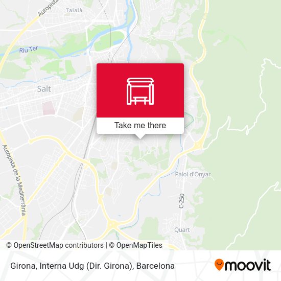 Girona, Interna Udg (Dir. Girona) map