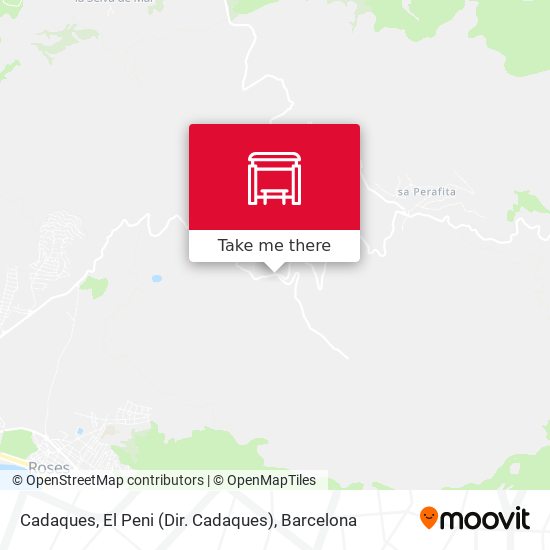 Cadaques, El Peni (Dir. Cadaques) map