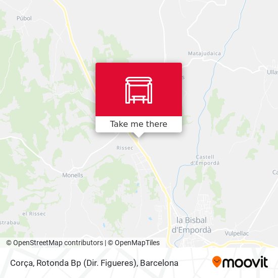 Corça, Rotonda Bp (Dir. Figueres) map