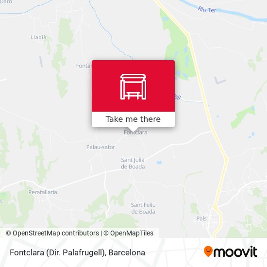 Fontclara (Dir. Palafrugell) map