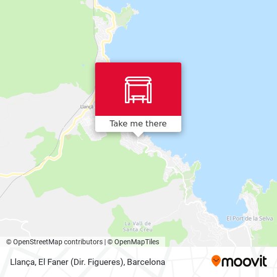 Llança, El Faner (Dir. Figueres) map