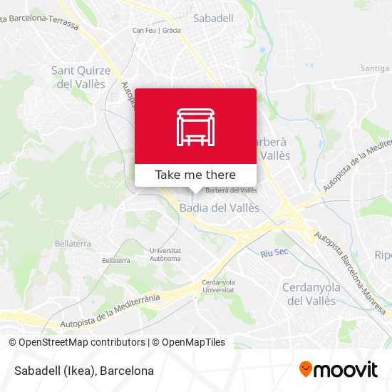 Sabadell (Ikea) map