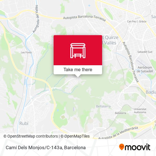 Camí Dels Monjos/C-143a map