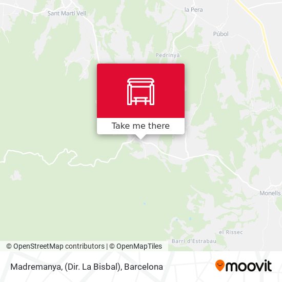 Madremanya, (Dir. La Bisbal) map