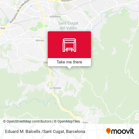 Eduard M. Balcells  /Sant Cugat map