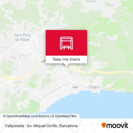 Vallpineda - Av. Miquel Utrillo map